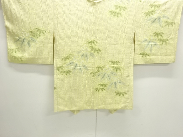 JAPANESE KIMONO / HAORI COAT / ALL SHIBORI / BAMBOO GRASS